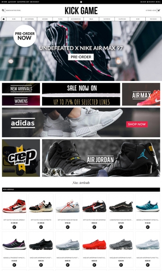 鞋网站模板